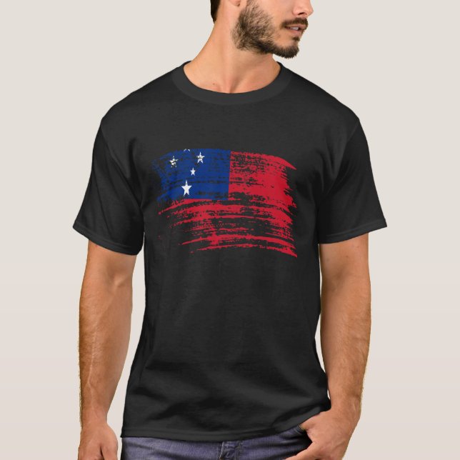 Cool Samoan flag design T-Shirt (Front)