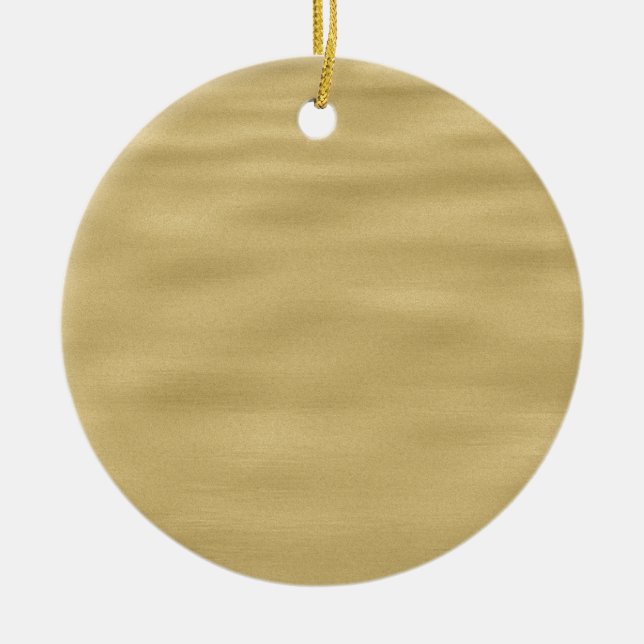 Cool Sandy Beach Look Ceramic Ornament (Front)