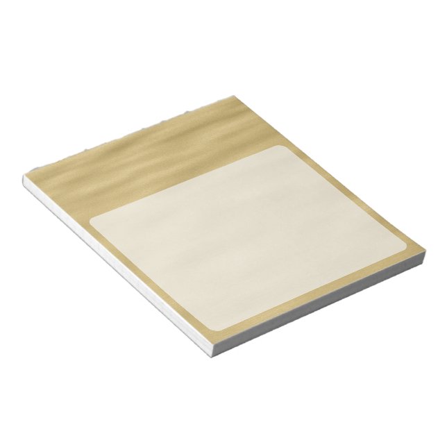 Cool Sandy Beach Look Notepad (Angled)