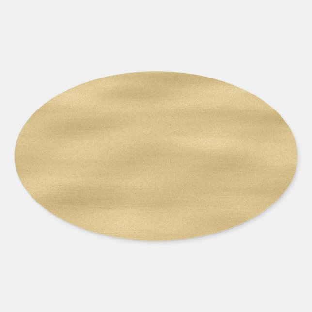 Cool Sandy Beach Look Oval Sticker (Front)
