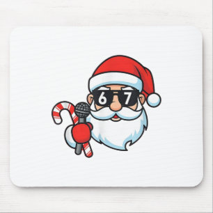 Cool Santa 67 Christmas Mouse Pad