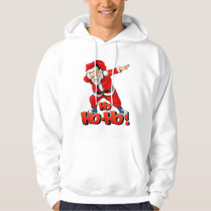 Cool Santa Claus Dab Dancing Christmas Funny Hoodie