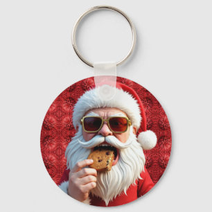 Cool Santa Claus Key Ring
