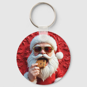 Cool Santa Claus Key Ring
