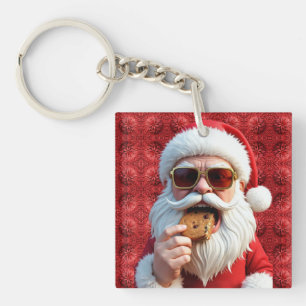Cool Santa Claus Key Ring