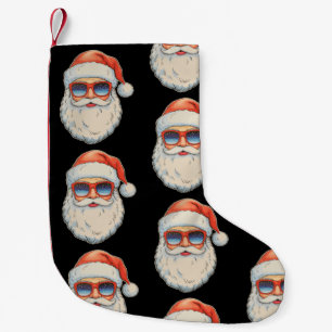 Cool Santa Face Retro Xmas Sunglasses Christmas Small Christmas Stocking