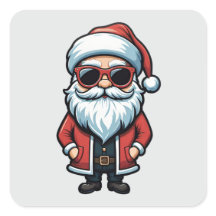 Cool Santa in Sunglasses
