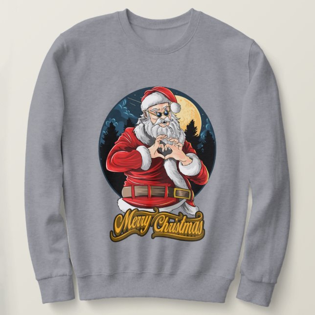 Cool Santa Sweatshirt (Design Front)