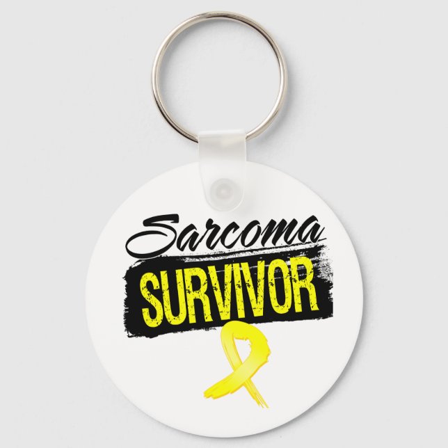 Cool Sarcoma Survivor Key Ring (Front)