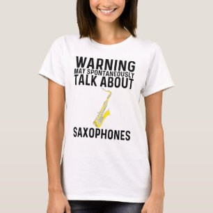 Cool Saxophone For Men Women Jazz Player Marching T-Shirt