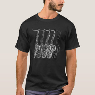 Cool Saxophone For Men Women Kids Vintage Saxophon T-Shirt