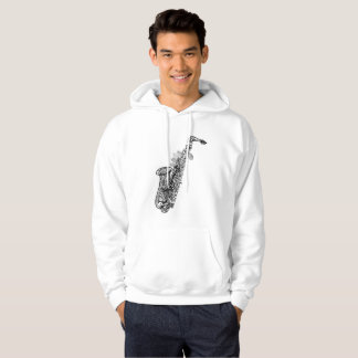 Cool saxophone hoodie