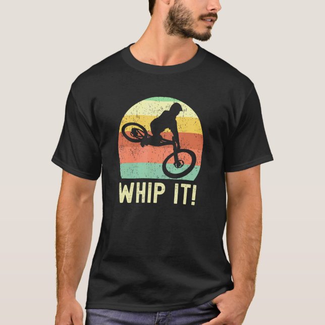 Cool Saying Mountain Bike Jersey Ride Bike Mtb Whi T-Shirt (Front)