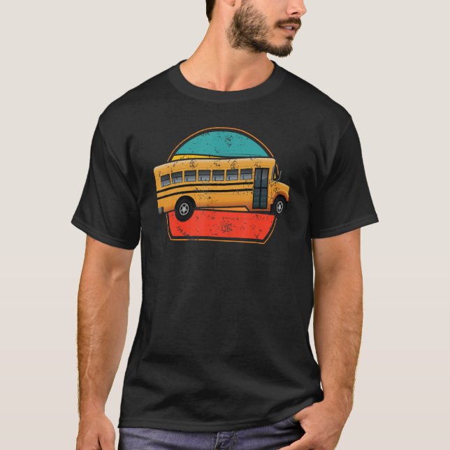 Cool School Bus Driver Costume For Men And Women V T-Shirt (Front)