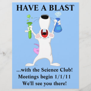 Cool Science Club Flyer