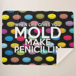 Cool Science Modern Funny Quote Sherpa Blanket