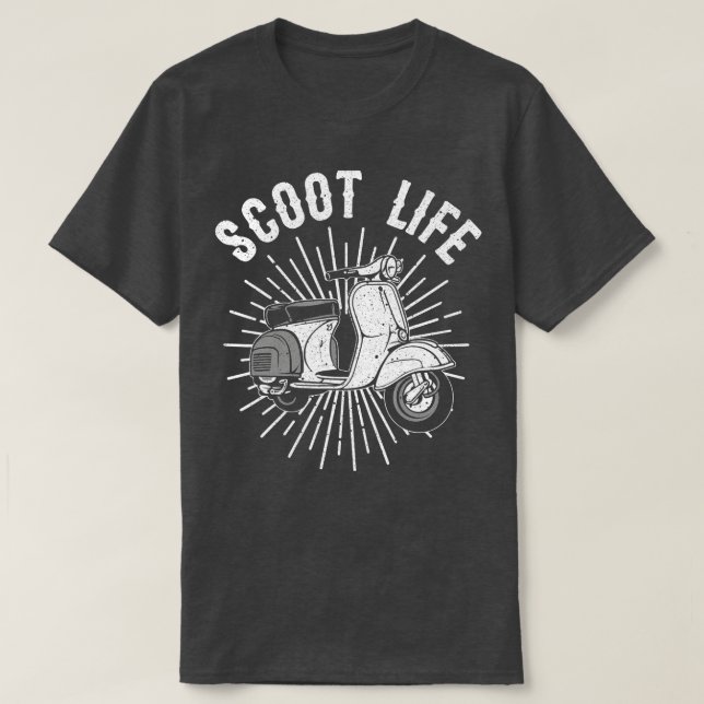 Cool Scooter Gift For Men Women Funny Scoot Life M T-Shirt (Design Front)