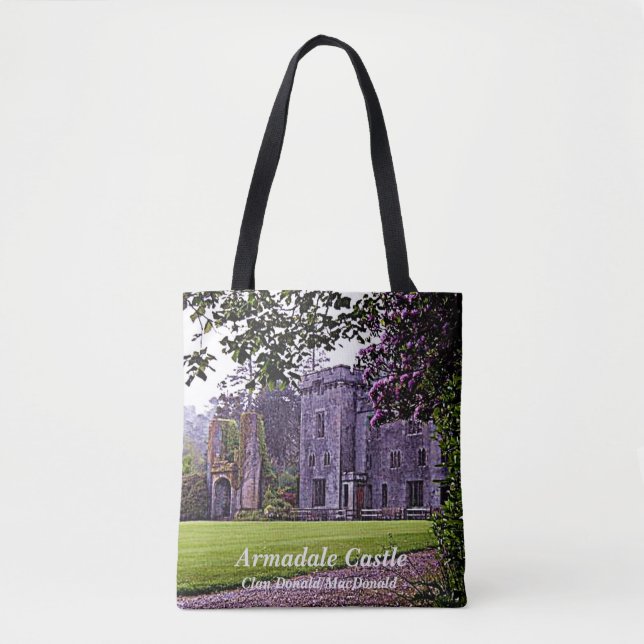 Cool Scots Armadale Castle – Clan Donald/MacDonald Tote Bag (Front)