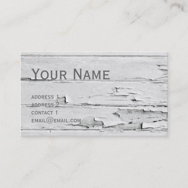 cool scratched business card (Front)