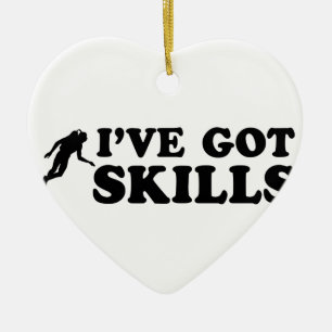 cool scuba dive designs ceramic ornament