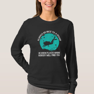 Cool Scuba Diving For Men Women Scuba Diver Underw T-Shirt
