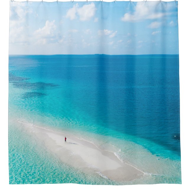 Cool Sea Animals Shower Curtain (Front)