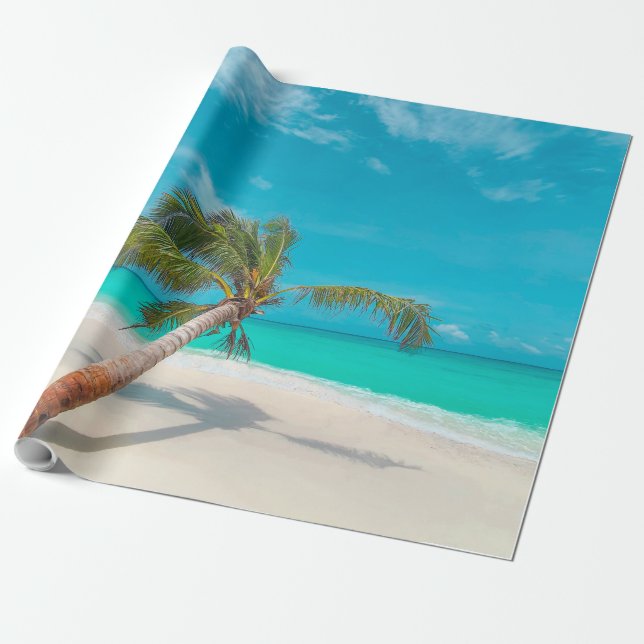 Cool Sea Animals Wrapping Paper (Unrolled)