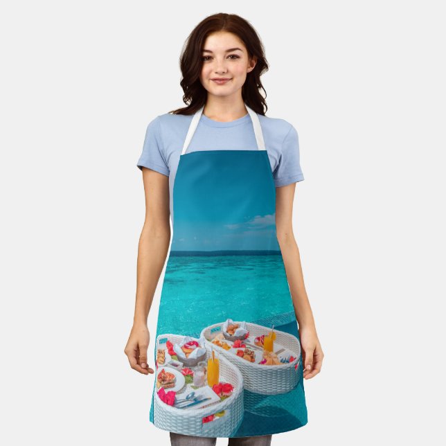 Cool Sea Creatures Apron (Worn)