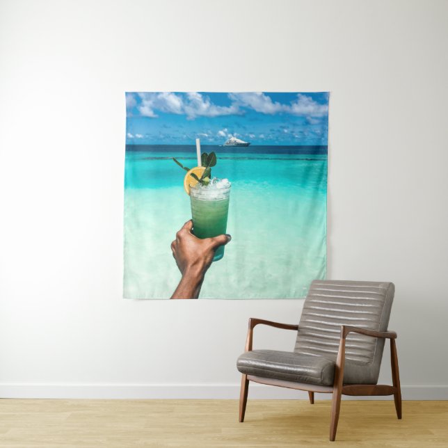 Cool Sea Creatures Tapestry (In Situ)