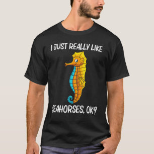 Cool Seahorse For Men Women Ocean Sea Animal Fish T-Shirt