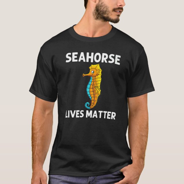 Cool Seahorse For Men Women Ocean Sea Animal Fish  T-Shirt (Front)