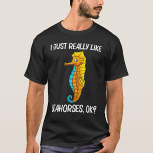 Cool Seahorse For Men Women Ocean Sea Animal Fish T-Shirt