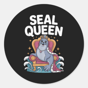 Cool Seal Art For Women Girls Mom Sea Lion Animal 