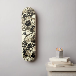 Cool Sepia Black Skateboard