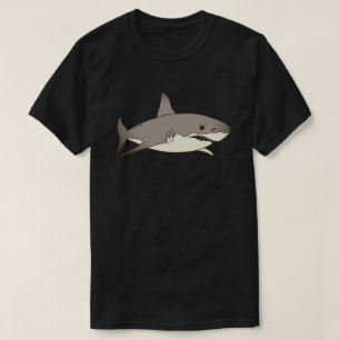 Cool Shark Cartoon Illustration   T-Shirt