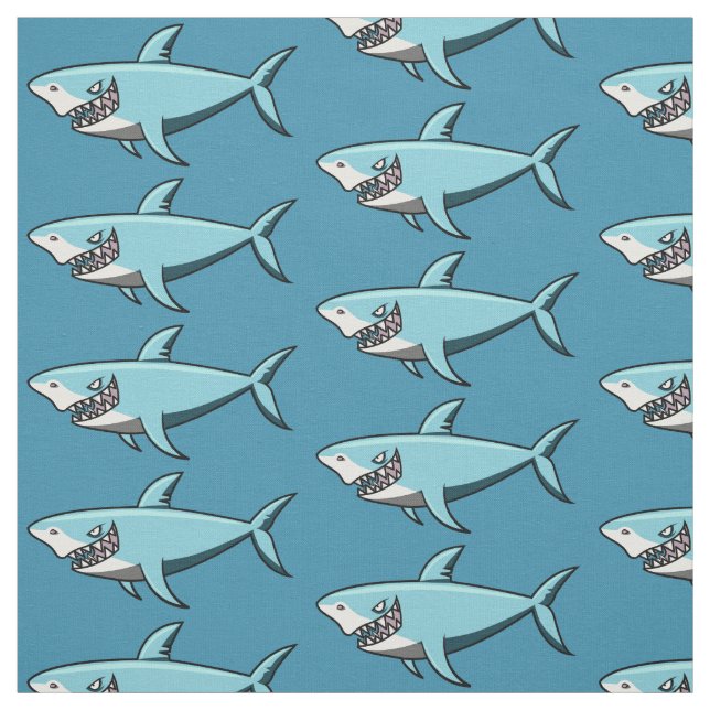 Cool Shark custom fabric (Swatch)