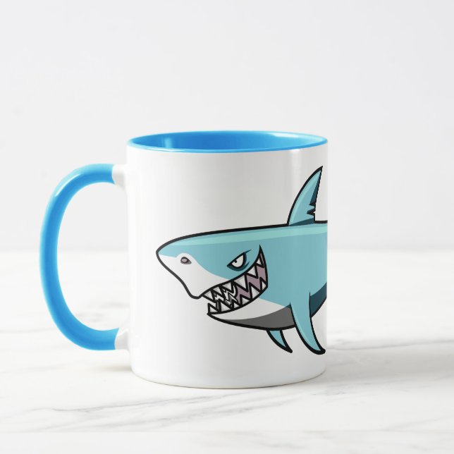 Cool Shark custom name mugs (Left)