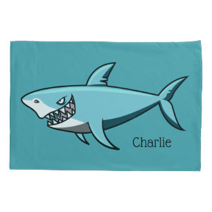 Cool Shark custom name pillowcases