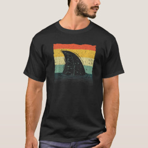 Cool Shark Fin For Men Women Shark Ocean Sharks Su T-Shirt