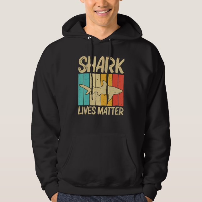 Cool Shark For Men Women Shark Ocean Animal Hoodie (Front)