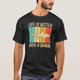 Cool Shark For Men Women Shark Ocean Animal T-Shirt