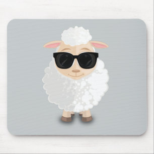 Cool Sheep Mouse Pad