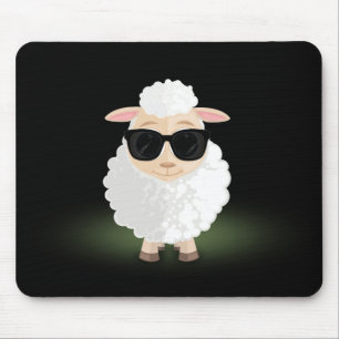 Cool Sheep Mouse Pad