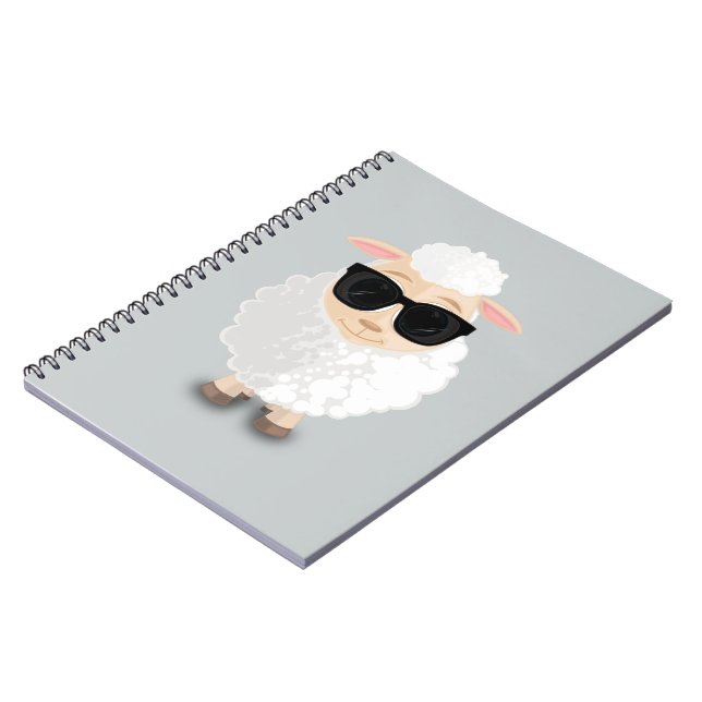 Cool Sheep Notebook (Left Side)