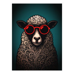 Cool Sheep Wall Art