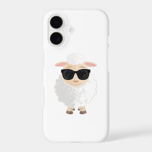 Cool Sheep With Sunglasses Cute Cartoon Animal Art