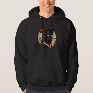 Cool Sheriff Alpaca Llama Alpaca With Sheriff Hat Hoodie