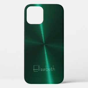 Cool Shiny Radial Steel Metal iPhone 12 Pro Case