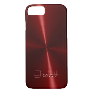 Cool Shiny Radial Steel Metal iPhone 8/7 Case