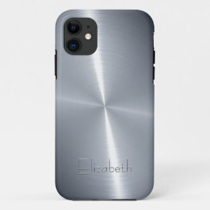 Cool Shiny Radial Steel Metallic iPhone 11 Case